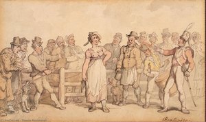 Selling A Wife — Rowlandson