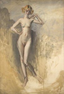 Eileen Hawthorne, Female Nude — Augustus Edwin John