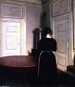 Interior — Vilhelm Hammershøi