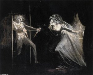 Lady Macbeth With The Daggers — Johann Heinrich Füssli