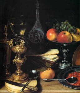 Cupboard (detail) — Georg Flegel