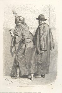Jews Praying In Front Of The Wall Of Solomon’s Temple — Alexandre Bida