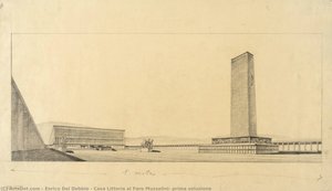 Casa Littoria Al Foro Mussolini: Prima Soluzione — Enrico Del Debbio