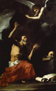 St. Gerome And The Angel Of Judgement — Jusepe De Ribera
