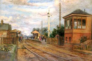 Egham Station, Surrey — Charles William Carey