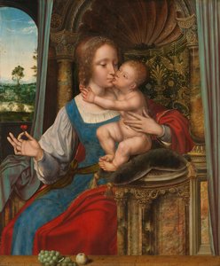 Virgin And Child, Quinten Massijs (i) (workshop Of), C. 1525 - C. 1530 — Quinten Massys