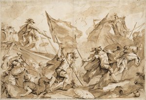 Jacopo Marcello Directing The Assault Of Gallipoli — Gianantonio Guardi