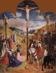 Triptyque Du Calvaire (panneau Central) — Hugo Van Der Goes
