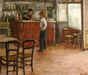 Interior Of A Bar — Georges Van Houten