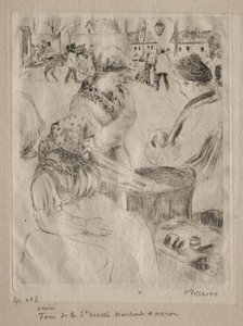 Chestnut Vendor — Camille Pissarro