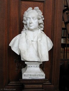 The Bust Is One Of Several That Roubiliac Carved For Trinity College, Cambridge, Commemorating Masters Of The College From The 16th And 17th Century. — Louis-françois Roubiliac