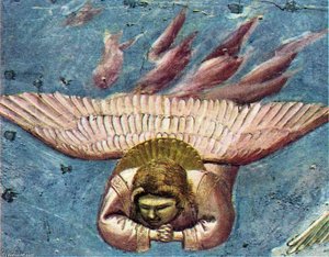 Scenes From The Life Of Christ: 20. Lamentation (detail) (11) — Giotto Di Bondone