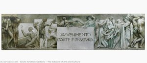 The Advent Of Art And Culture — Giulio Aristide Sartorio