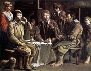 The Peasant Meal — (brother) Antoine Le Nain