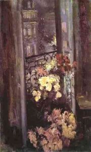 A Parisian Balcony — Konstantin Alexeievitch Korovin