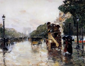 Champs Elysées, Paris — Frederick Childe Hassam