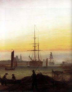 Greifswald Hafen — Caspar David Friedrich