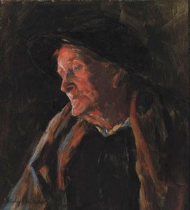 Portrait Of An Old Lady — Stanhope Alexander Forbes
