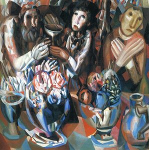 The Three At The Table — Pavel Filonov