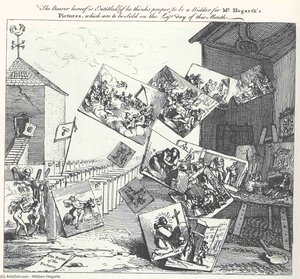 The Battle Of The Pictures — William Hogarth