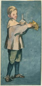 Junge Mit Einem Tablett (l) — Édouard Manet