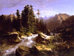 Torrent In The Alps — Alexandre Calame