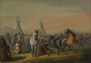 Picketing Horses — Άλφρεδος Γιακόμπς Μίλερ