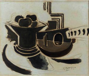 Il Vassoio Di Frutta E Il Mandolino — Georges Braque