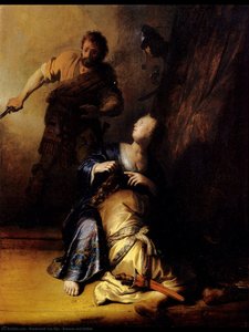 El Cegamiento De Sansón — Rembrandt Van Rijn