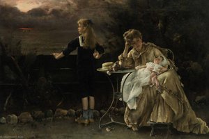 Mother And Children — Alfred Émile Léopold Stevens