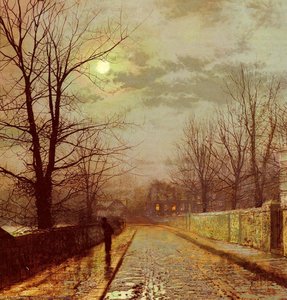 Lane In Cheshire — John Atkinson Grimshaw