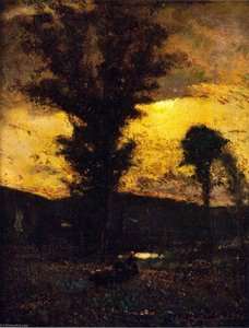 Moonlit Landscape — Elliott Daingerfield