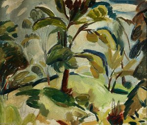 Bäume Im Laub — Sir William George Gillies