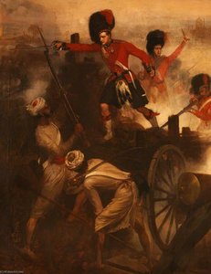 Lieutenant Francis Edward Henry Farquharson Winning His Victoria Cross At Lucknow, 9 March 1858 — Chevalier Louis William Desanges