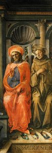 Madonna Enthroned With Saints (detail) — Filippo Di Tommaso Lippi