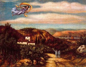 Landschaft Mit Göttlichkeit — Giorgio De Chirico