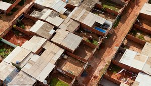 Vista Aérea Do Setor Habitacional Sol Nascente, Df — Joana França