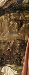 Christ Auf Dem Kreuz Zwischen Maria Und Johannes — Albrecht Altdorfer