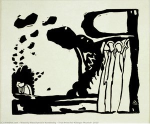 Probeprint Für Klänge (münchen, 1913) — Wassily Wassilyevich Kandinsky