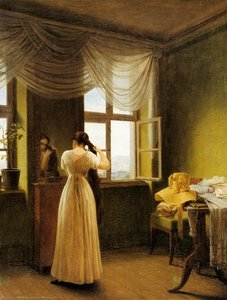 At The Mirror — Georg Friedrich Kersting