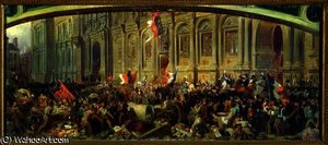 Alphonse De Lamartine Rejecting The Red Flag — Henri Félix Emmanuel Philippoteaux