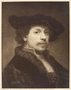 Selbstporträt Von Rembrandt Im Alter Von Vierunddreißig Jahren — Rembrandt Van Rijn