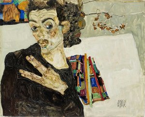 Self-portrait — Egon Schiele