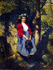 The Little Queen Of The Woods — John George Brown