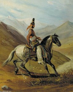 A Gaucho On Horseback — Johann Moritz Rugendas