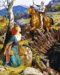 Overthrowing Of The Rusty Knight — Arthur Hughes