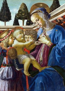 The Virgin And Child With Two Angels — Andrea Del Verrocchio
