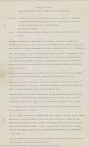 Discussion Of Problems Facing Charlotte Page 1 — Kelly Miller Alexander Sr.