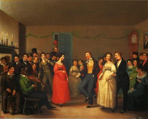 Rustic Dance After A Sleigh Ride — William Sidney Mount