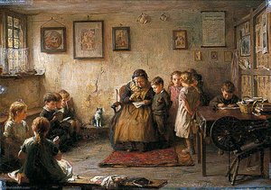 The Dame School — Frederick George Cotman